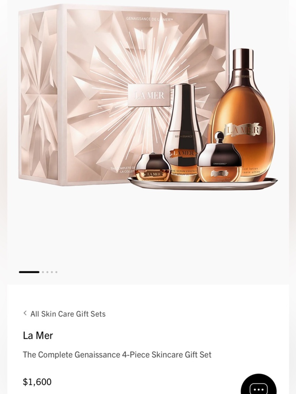 La Mer The Complete Genaissance 4 piece Skincare Set